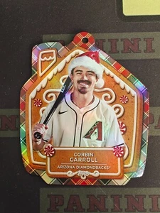 2024 Topps Holiday Oversized Die-Cut MLB Ornaments Corbin Carroll - Picture 1 of 2