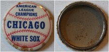 Chicago White Sox American League Champions 1 3/4" Pin AL Button Shell