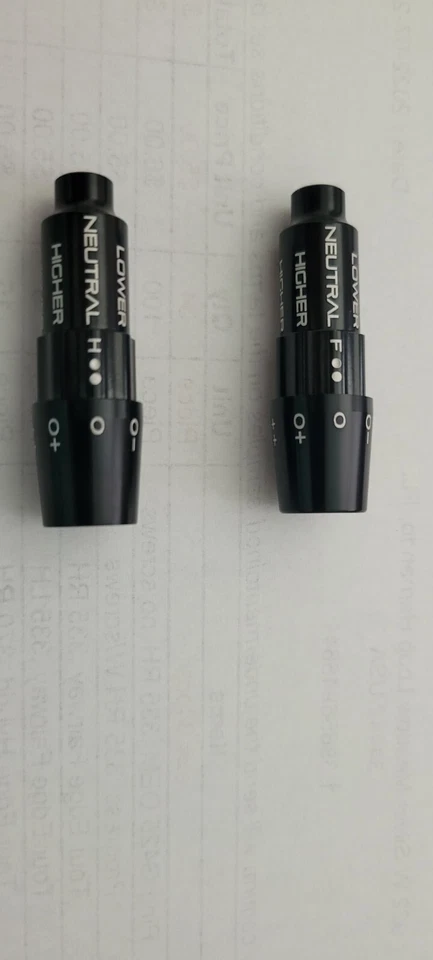 TOUR EDGE EXOTICS C725 C723 C722 .335 FAIRWAY .370 HYBRID GOLF ADAPTER RH or LH