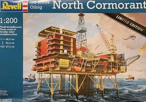 REVELL 1:200 Scale North Cormorant Off-Shore Oilrig 08803 Platform Model Kit - Picture 1 of 5