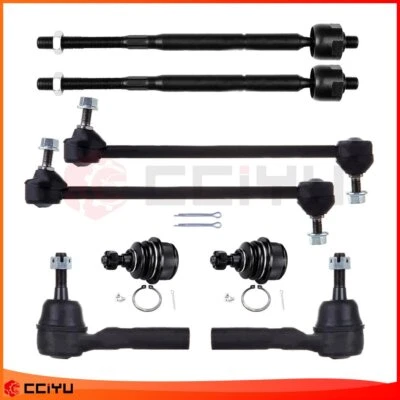Set Of 8 For 2009-2010 Dodge Avenger Front Lower Tie Rod End Ball Joint Steering - Image 1 of 4
