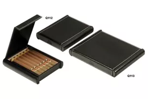 TRAVEL CIGAR CASE HUMIDOR DA VIAGGIO PORTASIGARI CON CALAMITA LUBINSKI Q112 Q113 - Foto 1 di 1