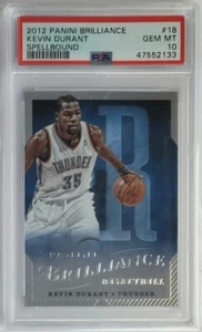 2012 Panini Brilliance Kevin Durant Spellbound #18 PSA 10  - Picture 1 of 2
