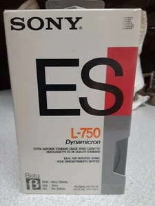 VINTAGE SONY ES BETA BLANK VIDEO TAPE-NEW AND SEALED - Picture 1 of 6