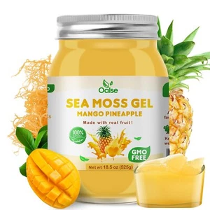 OALSE Sea Moss Gel - 18.5OZ Mango Pineapple Flavor Sea Moss Gel Organic Raw N... - Picture 1 of 6