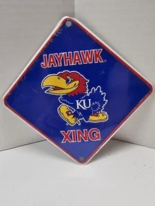 Brand New Kansas University Jayhawks Metal/Tin Sign Wall Decor - Picture 1 of 3