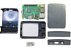 Genuine Raspberry Pi 3 Model B V1.2 with 8GB Micro SD Card, Case and Fresh OS - Picture 1 of 9
