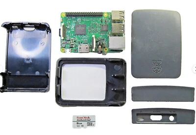 Original Raspberry Pi 3 Modelo B V1.2 con Tarjeta Micro SD de 8 GB, Estuche y Sistema Operativo Fresco Foto 1 de 4