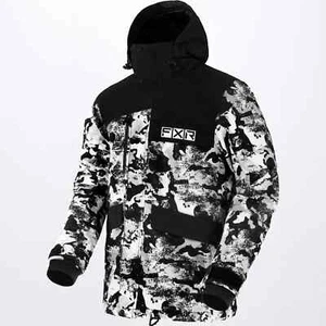 FXR Men’s White Camo Chute Winter Jacket – Waterproof, Windproof, Warm, XL / 2XL - Bild 1 von 10
