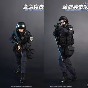 1/6 SoldierStory SS099 Blue Steel SWAT Commandos China BeiJing Action Figure - Picture 1 of 10