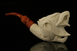 srv - Eagle's Claw Meerschaum Pipe carved by I. Baglan with fitted case M2705 - Picture 1 of 12