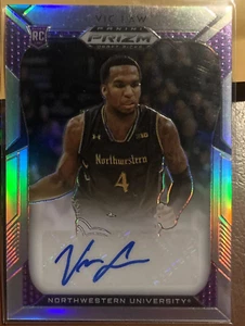 Vic Law Northwestern Basketball Panini Prizm Autograph Rookie Card Rc Auto 2019 - Picture 1 of 2