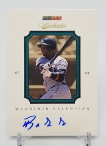 2007 TRISTAR Autothentics WLADIMIR BALENTIEN Auto XRC MiLB Tacoma Rainiers #47