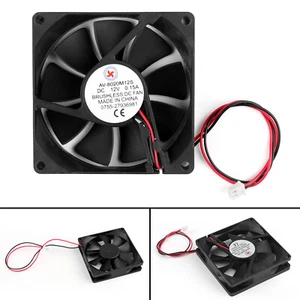 1Pcs DC Brushless Cooling PC Computer Fan 12V 8020s 80x80x20mm 0.15A 2 Pin U9 - Afbeelding 1 van 6