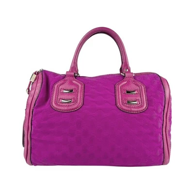 Auténtico Bolso de Mano GUCCI GG Neopreno Púrpura/Rosa Nylon Lona/Cuero - z6072 Foto 1 de 4