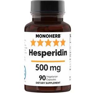 Hesperidin 500 mg - 90 Veg Capsules - 90 Servings - Picture 1 of 3
