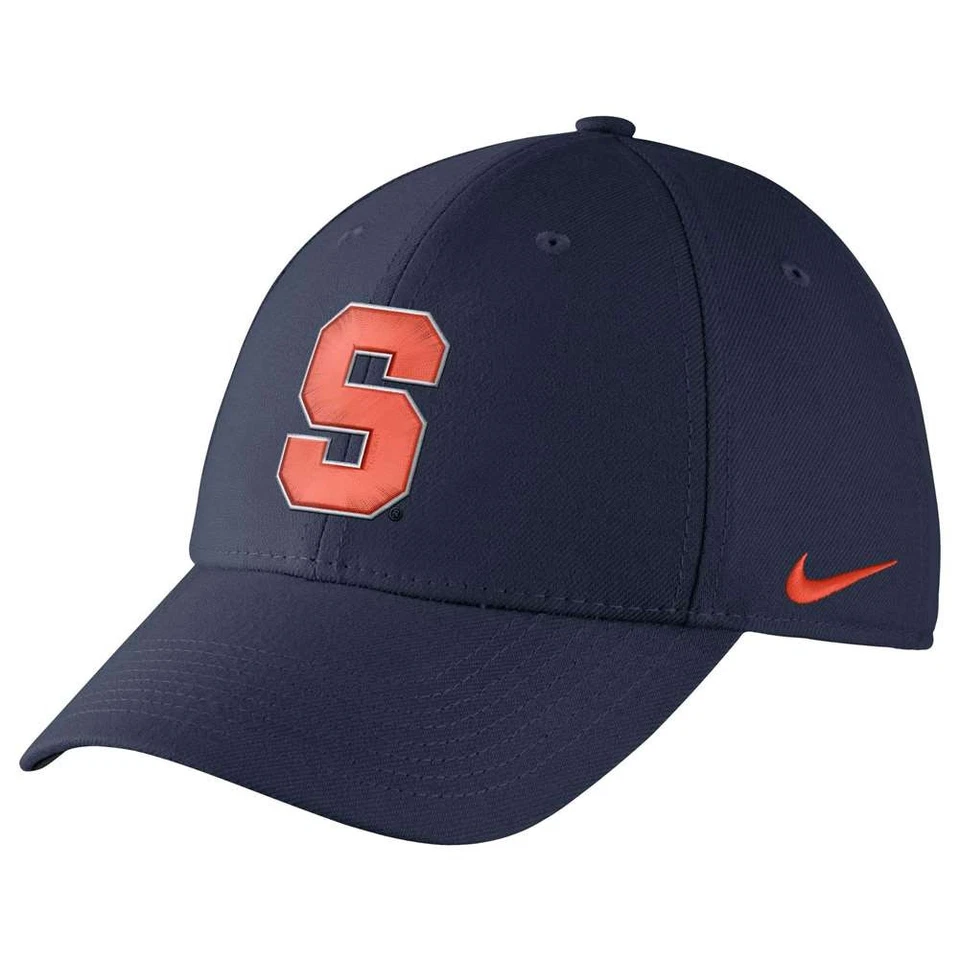 Gorra Nike Syracuse Naranja Dri-FIT Lana Swoosh Flex Foto 1 de 1