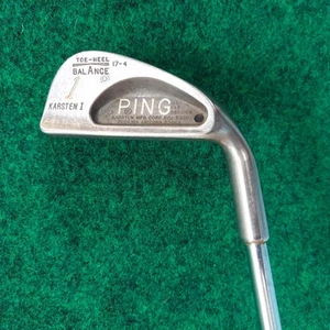 RARE PING #1 iron Black Dot Factory Steel Shaft KARSTEN 1 PHOENIX Tackimac Grip - Picture 1 of 13