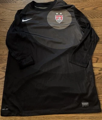 Nike Womens US Soccer Team Goalkeeper Jersey Large Goalie GK USA Dri-fit - Image 1 of 4