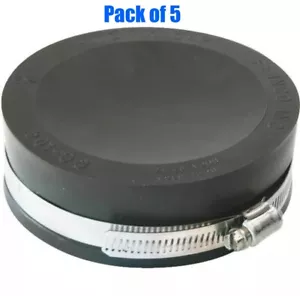 Lotto di 4 Fernco PQC-106 PVC 6 pollici Tappo tubo rapido - Foto 1 di 1