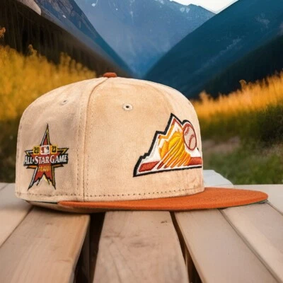 Colorado Rockies Fitted Hat 7 1/8 x New Era 59FIFTY S'mores 2021 All Star Game - Image 1 of 4