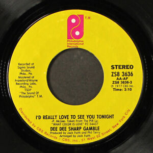 DEE DEE SHARP GAMBLE: i'd really love to see you tonight / mono PHIL INT'L 7"