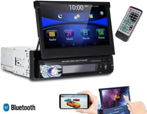 STEREO AUTORADIO 1 DIN DISPLAY 7'' EACH-6712 MULTIMEDIA VIDEO BLUETOOTH USB - Picture 1 of 5