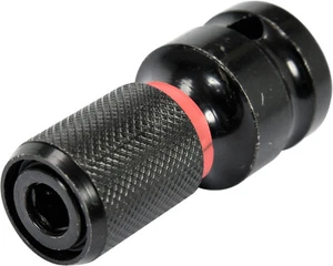 Bit Adapter Schlagadapter 1/2" auf 1/4" Sechskant Schlagschrauber Bithalter - Bild 1 von 4