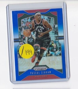 PASCAL SIAKAM 19-20 PANINI PRIZM BLUE PRIZM PARALLEL-SERIAL #/199-SHIPS FREE - Picture 1 of 24