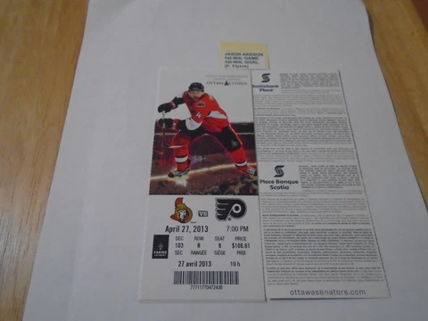 Jason Akeson  1st NHL Game + 1st NHL Goal  Philadelphia Flyers Cover