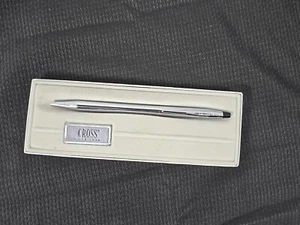 New , Unused Cross Selectip Chrome Rolling Ball Pen w/ Box - Picture 1 of 5