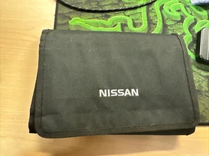 Nissan Owners Manual Case Only Black Pathfinder Murano Armada Rogue Titan Maxima - Picture 1 of 3