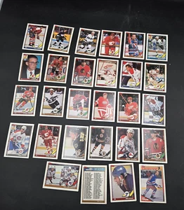 28 1991 Topps NHL NHLPA HOCKEY - Picture 1 of 20