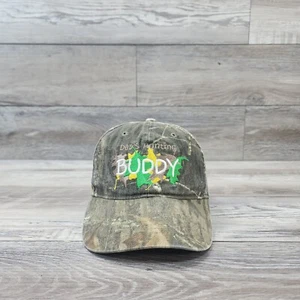 Dads Hunting Buddy Camouflage Cap Hat Youth Boys Fishing Vintage Strapback - Picture 1 of 10
