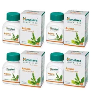 4 Bottles Himalaya Arjuna 60 * 4 = 240 Tablets - Picture 1 of 2