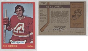 1973-74 O-Pee-Chee Dark Back Rey Comeau #29