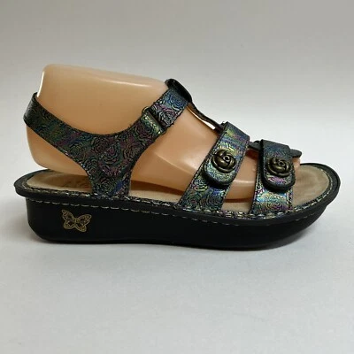 Alegria Kleo Abulón Rosa Mujer 38 EE. UU. 8 Ajustable Gladiador Cuero Sandalias Foto 1 de 4