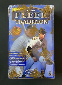 1998 Fleer Tradition Baseball Series 2 Factory Sealed Hobby Box - Mantle Inserts
