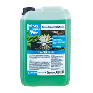 CleverAqua Teichklärer 6000ml Sofortwirkung bei grünem Wasser & Algen Teichklar - Bild 1 von 1