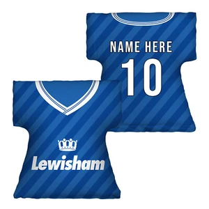 The Lions 1987 Home Shirt Personalised Retro Football Shirt Shaped Cushion - Picture 1 of 6