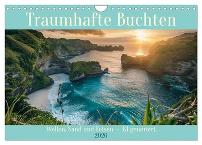 Traumhafte Buchten (Wandkalender 2026 DIN A4 quer), CALVENDO Monatskalender