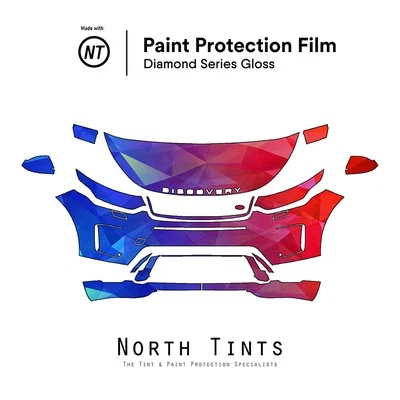 Sujetador transparente con película de protección de pintura Land Rover Discovery Sport R-Dynamic 20-2023 PPF Foto 1 de 4