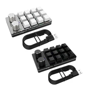 12 Key Mechanical Gaming Keyboard Programmable Keypad USB C Wired for Gaming - Picture 1 of 8