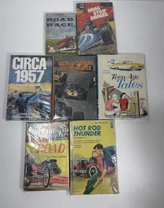 LOT 7 VTG 1960’s BOOKS - ROAD RACE, Circa 1957, Drag Strip Danger And More - Picture 1 of 8