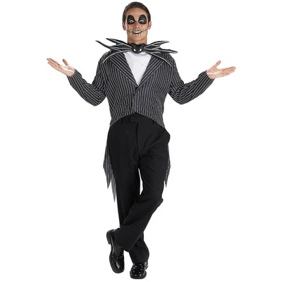 Men's Nightmare Before Christmas Jack Skellington Costume - Image 1 of 2