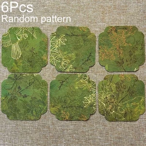 6pcs Zen-Inspired Heat-Resistant Coasters Kitchen Dining Tea Cup Pad - Picture 1 of 1