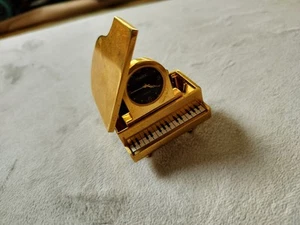  Vintage "Timex" Waterbury Clock Co. Collection Grand Piano Mini Clock Watch - Picture 1 of 4