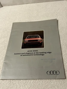 Original 1979 AUDI 5000 SERIE NEUWAGEN LINEUP AUTO VERKAUFSPROSPEKT Anzeigenkatalog - Bild 1 von 12