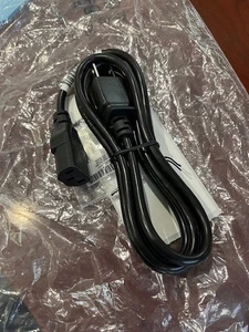 STANDARD OFFICIAL HP COMPUTER POWER CORD (OPEN BOX,NEW) - Picture 1 of 1