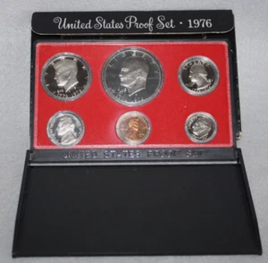 1976-S | US Mint Proof Set | 5 Coins | Original Packaging OGP | - Picture 1 of 2